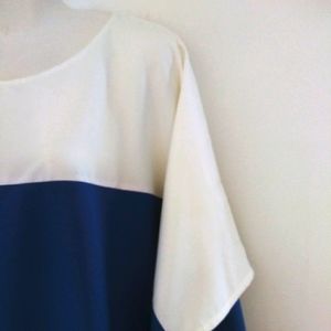 Yiliya color block maxi dress